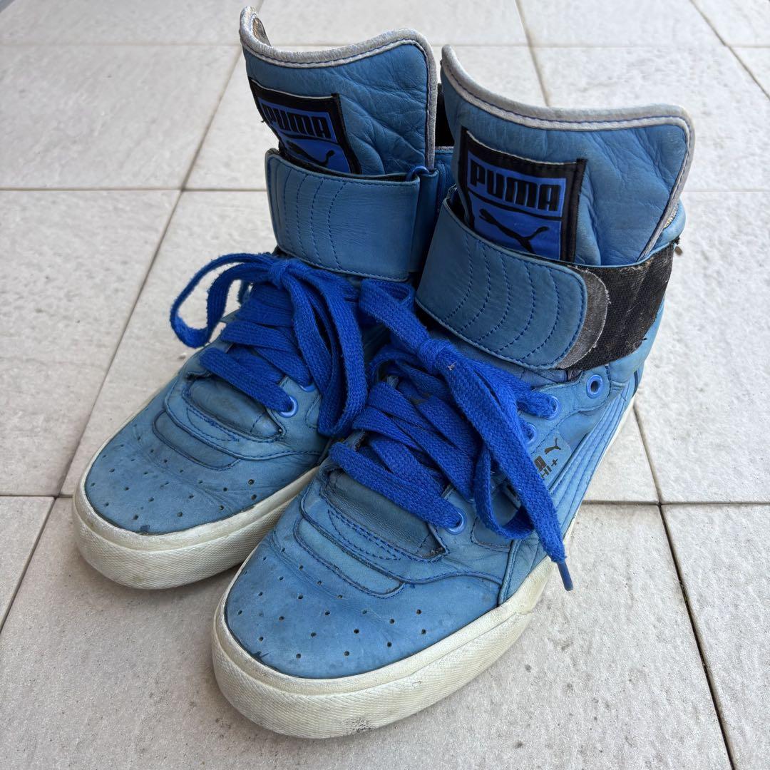 archive 00s puma ハイカットスニーカー ベルクロ 26.5cm
