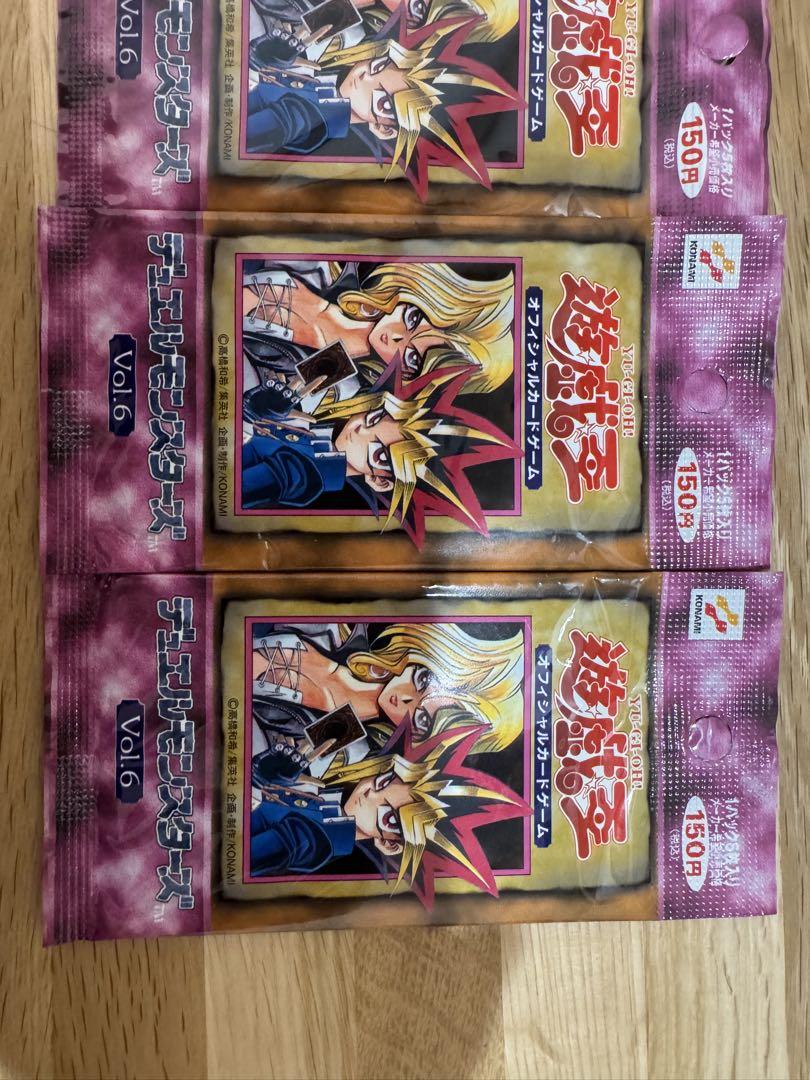 遊戯王　vol.6 初期 未開封パック 4個セット