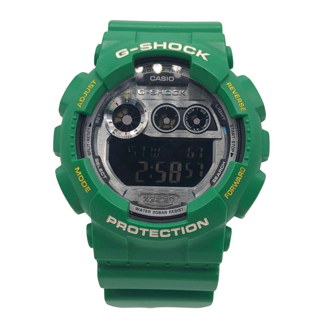 【美品】カシオ G-SHOCK GD-120TS-3JF グリーン