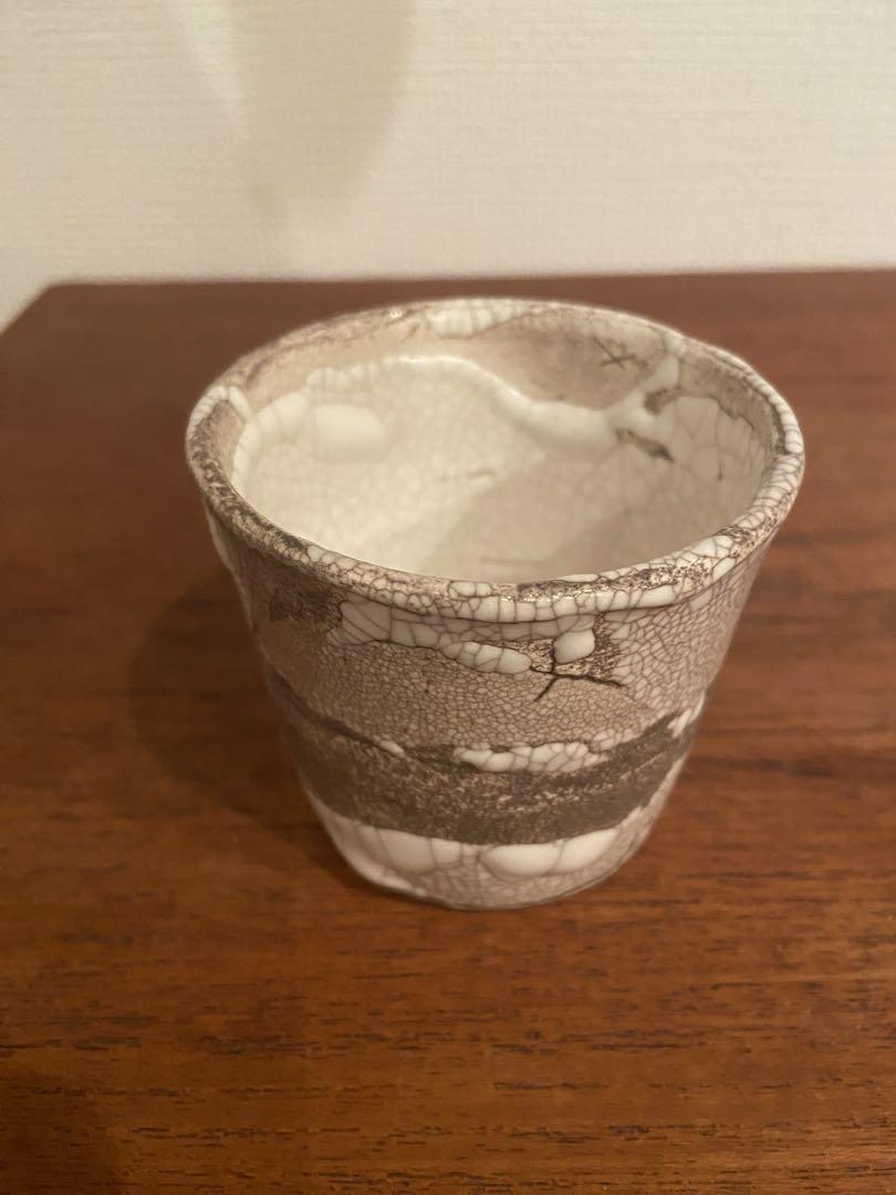 櫻井美奈子 新作 ひび割れ釉薬 湯飲み