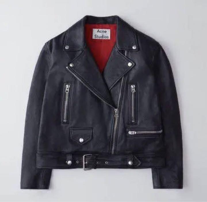 美品 Acne Studios Merlyn Memory ラムレザージャケット