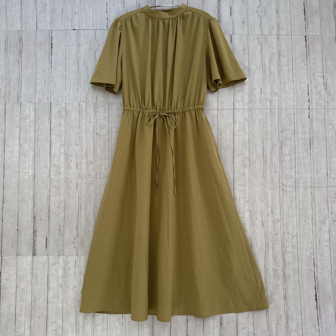 美品　N. Natural Beauty Basic 半袖　ワンピース　イエロー