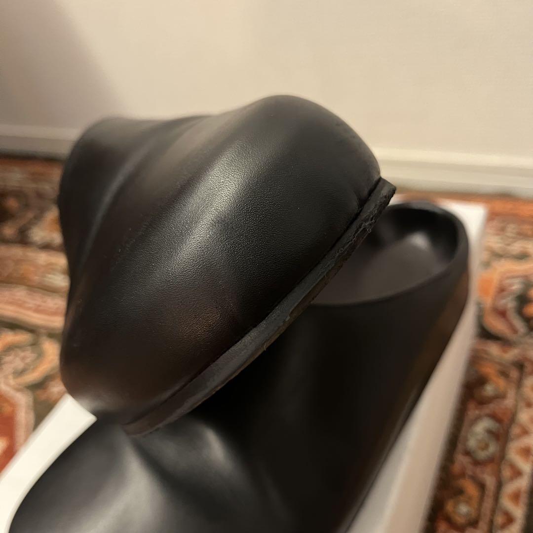STUDIO NICHOLSON slip on crog レザー　スリッポン