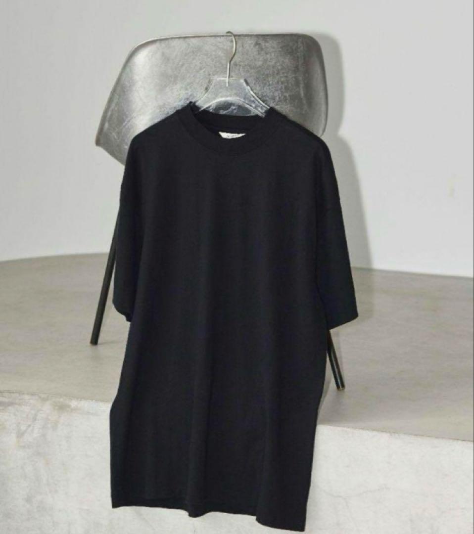 TODAYFUL コットンシルクユースフル　ハーフスリーブ　Tシャツ　 ブラックトップス