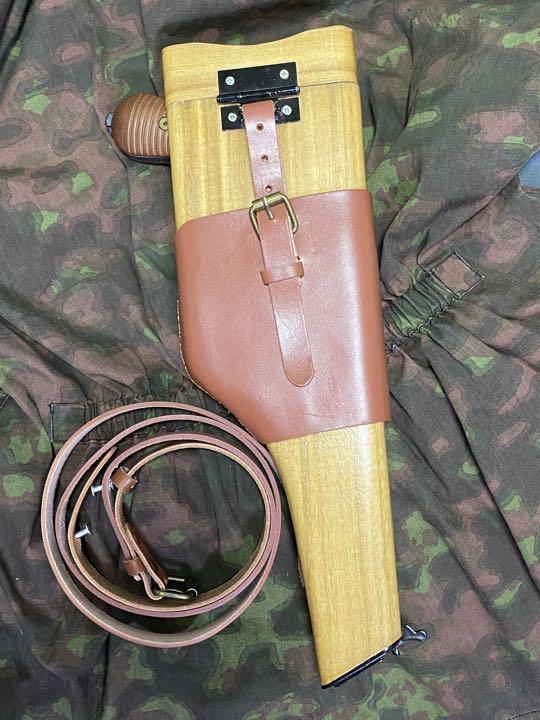 モーゼルM712 木製ストック ホルスター&本革スリング(複製品) C96