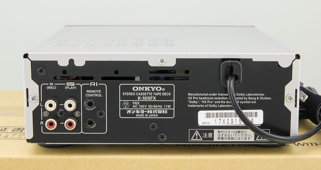 ONKYO K-505FX カセットテープデッキ - メルカリ