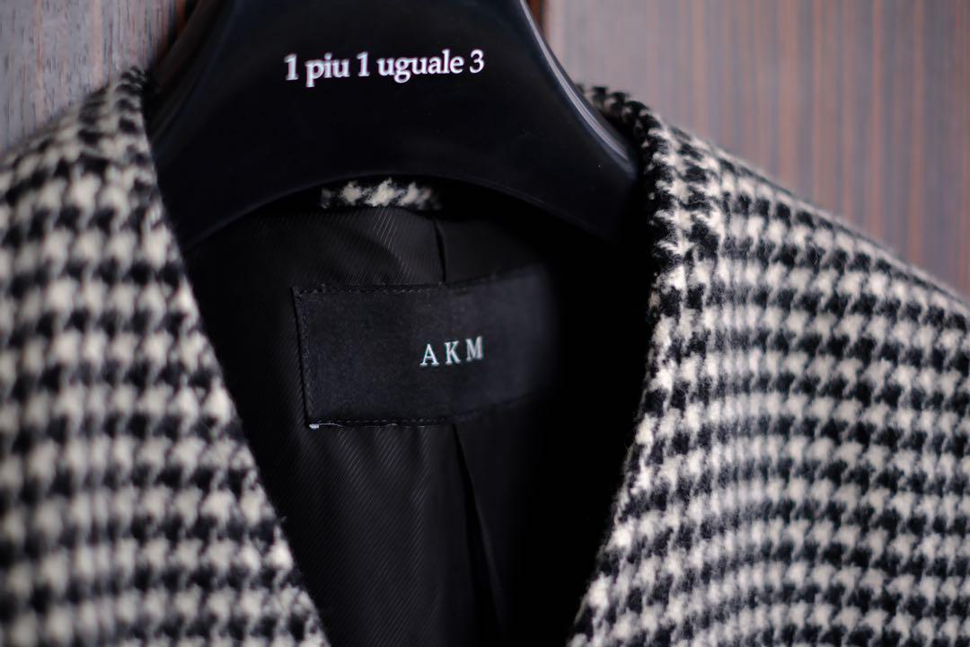 ジャケット・アウター 21AW AKM ANGORA WOOL NO COLLAR W-CHESTER