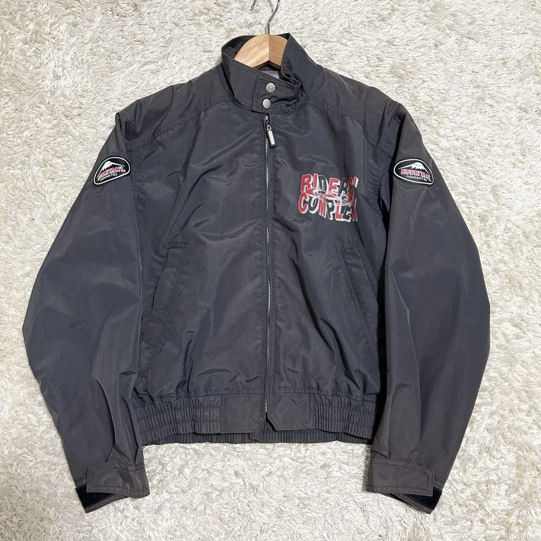 クシタニ ライダースジャケット メッシュジャケット ダブルロゴ M グレー