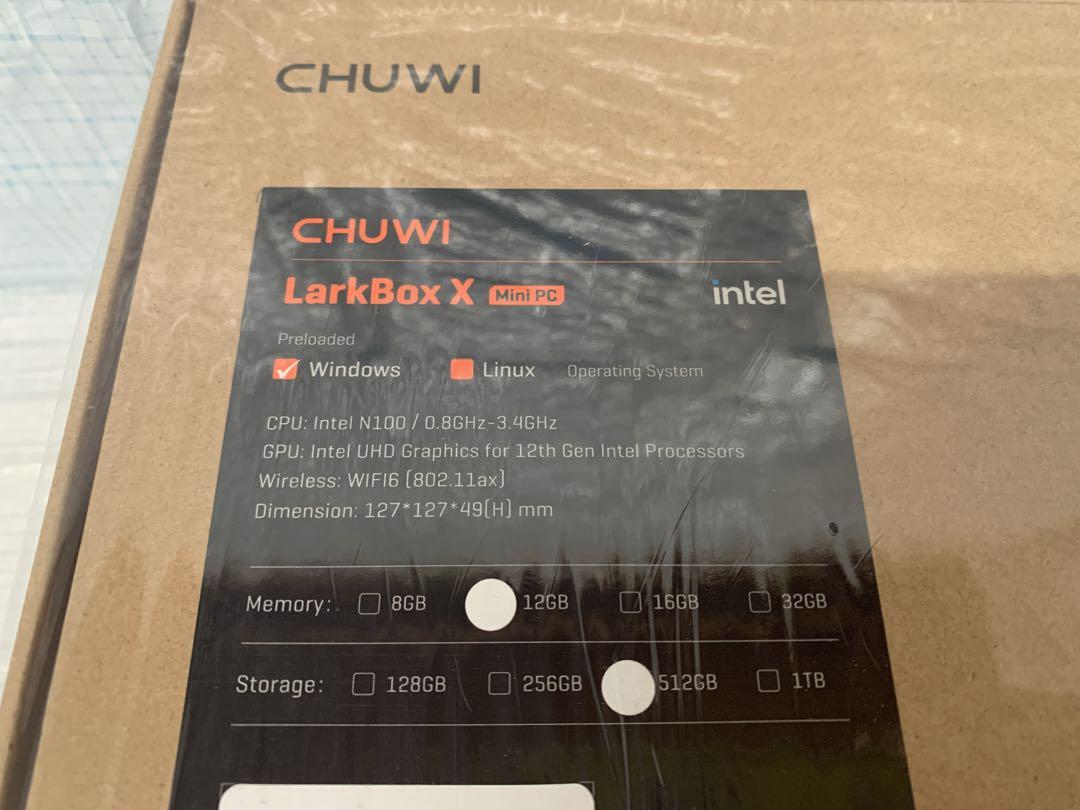 【新品送料込】メモリ12G SSD512G CHUWI LarkBox X