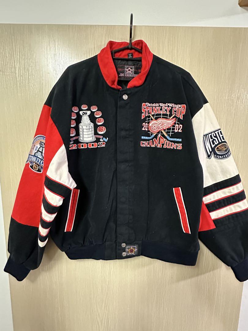 NHL Detroit RedWings JH Designスタジャンジャケット NHL Detroit RedWings JH Designスタジャンジャケット
