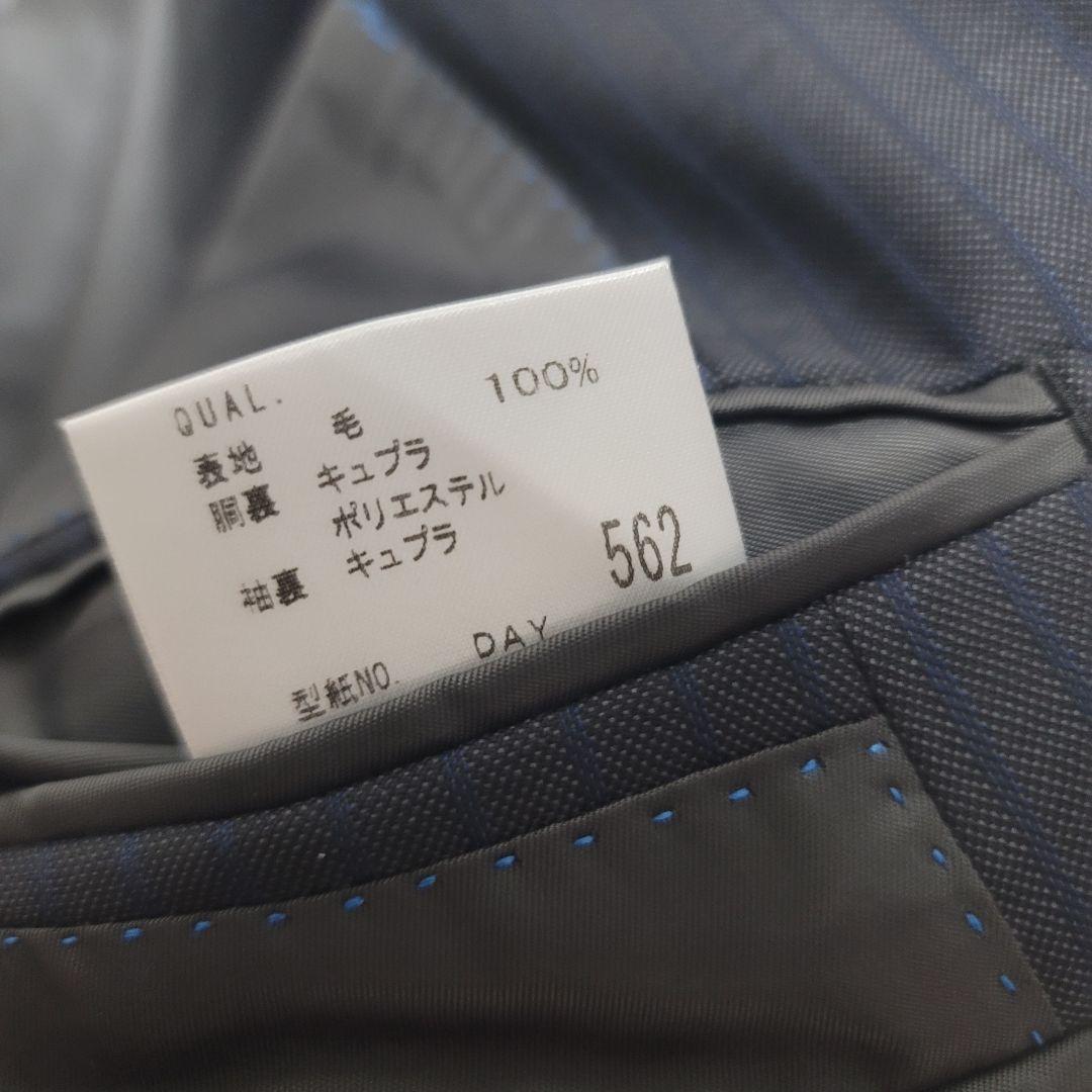David Hicks × CERRUTI　スーツ　グレー　ストライプ　A7