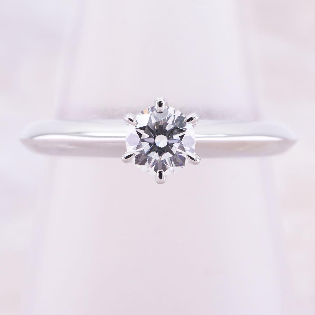 ☆Tiffany&Co.☆ ソリテール ダイヤリング 婚約指輪 0.22ct-