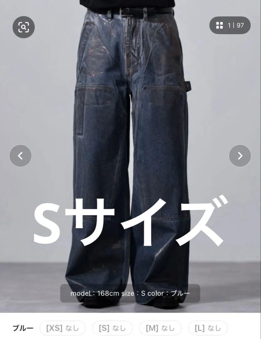 clel 特殊加工ダブルニーデニムパンツ　2 CLEL 特殊加工ダブルニーデニムパンツ