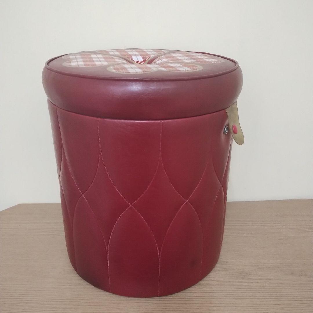スツール 丸椅子 椅子型収納