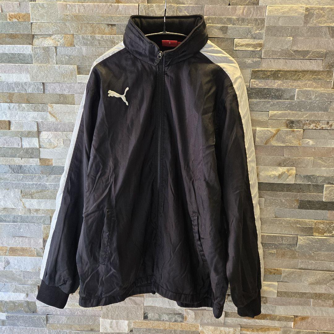 puma プーマ セットアップ ジャージ トラックジャケット ストライプ　黒