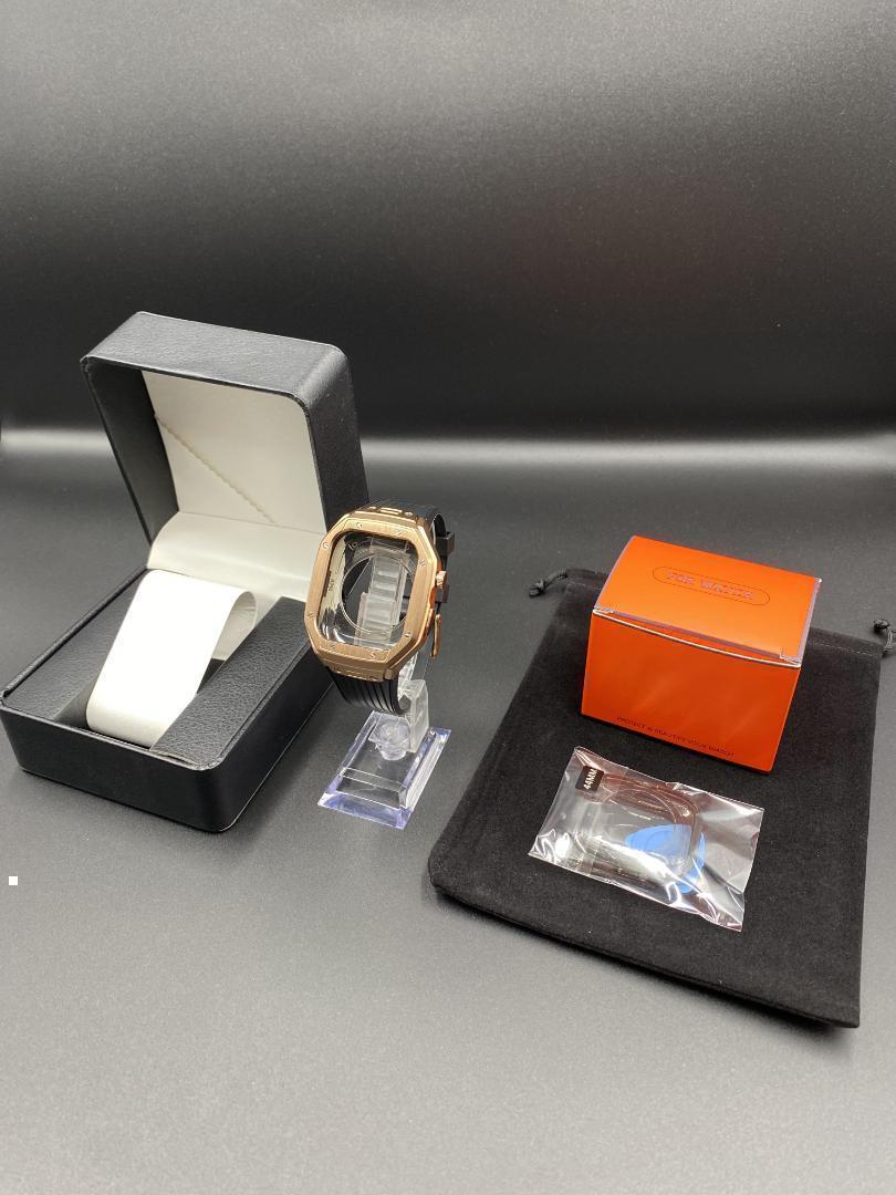 Apple Watch ステンレス バンド 44 45 ゴールド G28-d