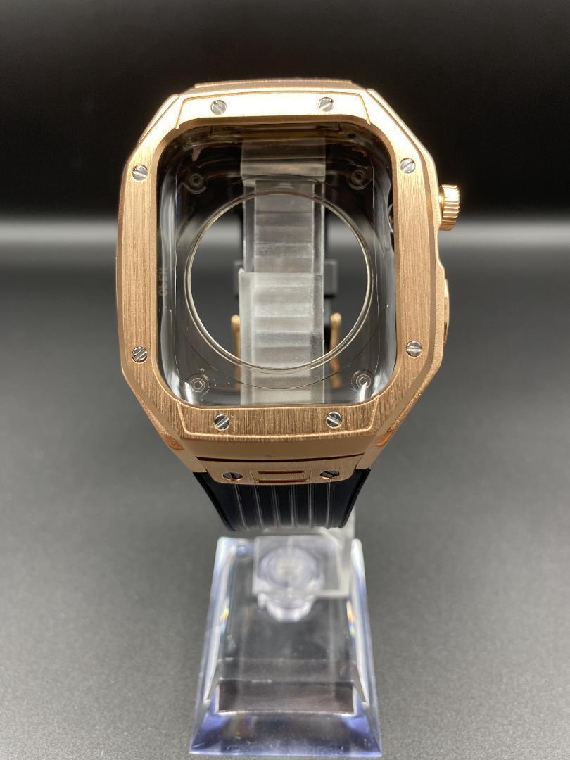Apple Watch ステンレス バンド 44 45 ゴールド G28-d
