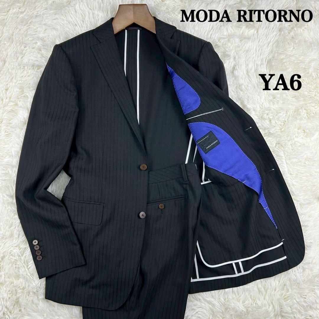 モダリトルノ シャドーストライプ スーツ YA6 派手裏地 和柄 洋服の青山
