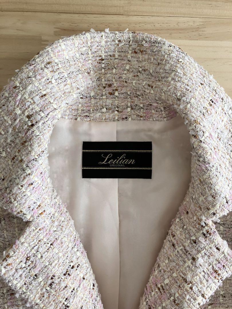 タグ付き未使用 Leilian 定価13.65万 ファンシーツイード
