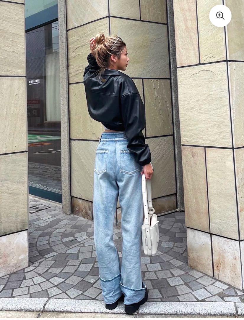 DIANTE ROLL UP LOOSE DENIM