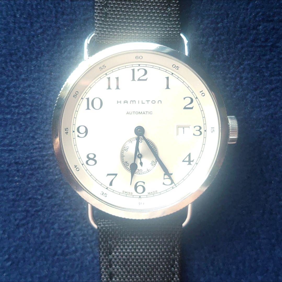 【美品】 ハミルトン カーキ ネイビー パイオニア 自動巻き H784650