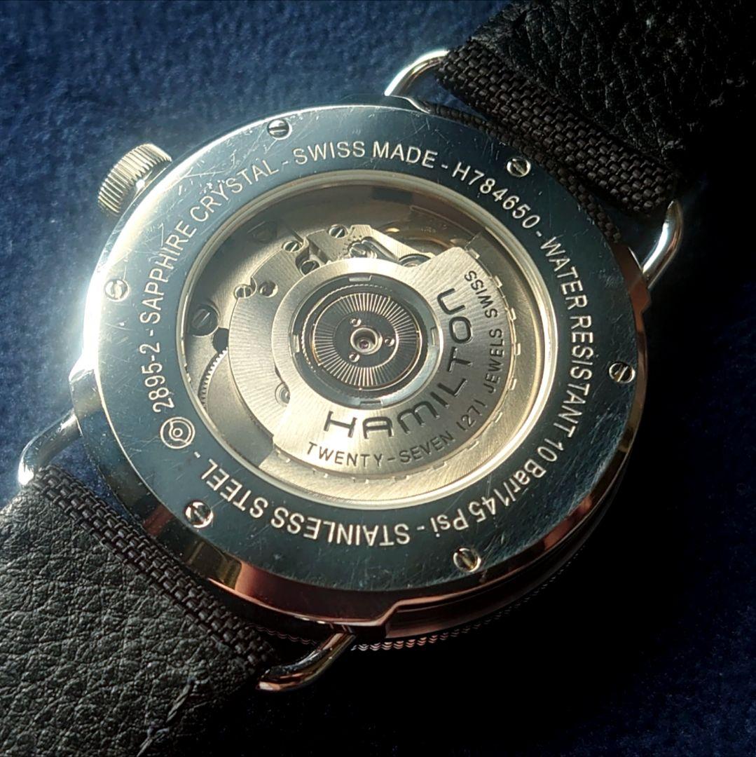 【美品】 ハミルトン カーキ ネイビー パイオニア 自動巻き H784650