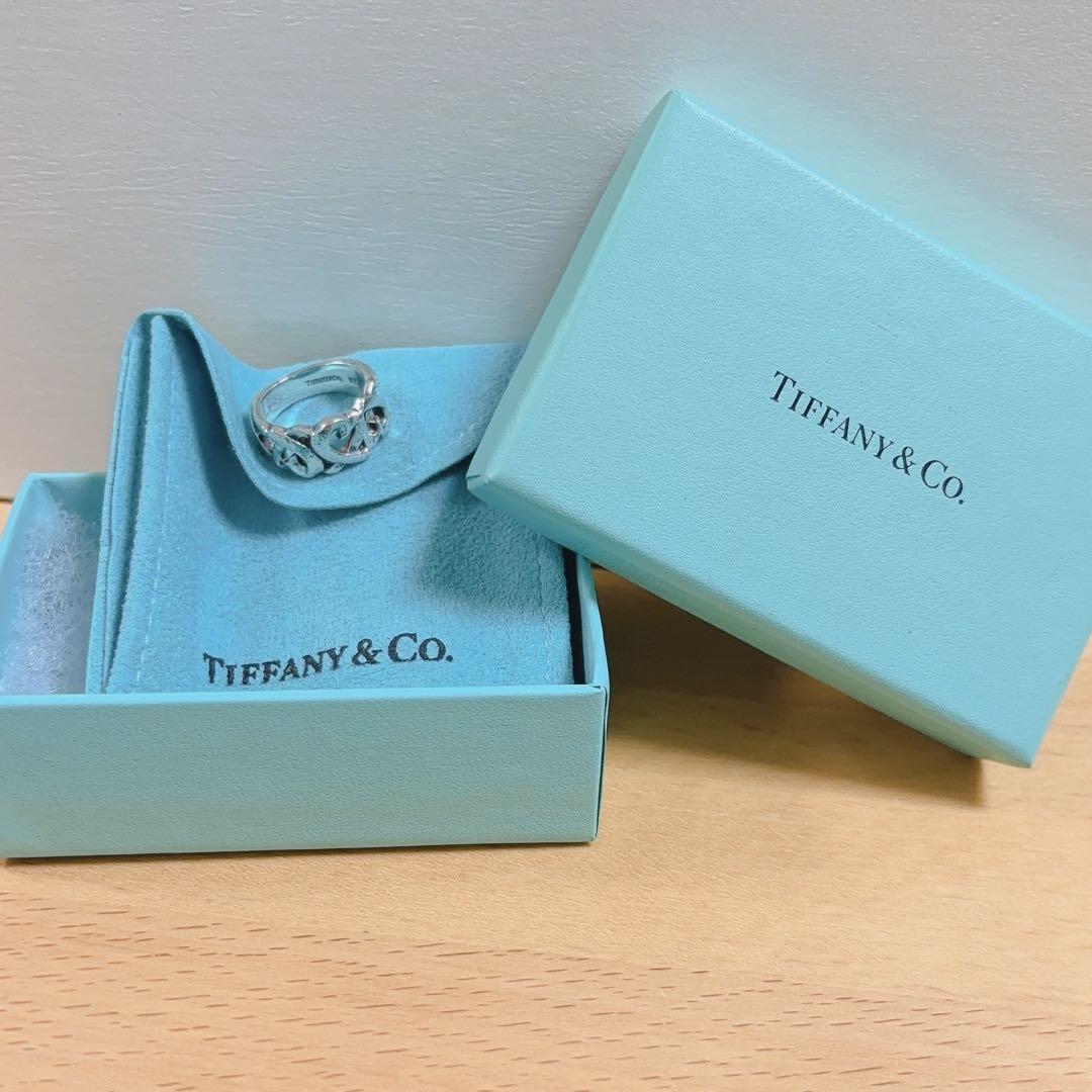 【美品】TIFFANY&Co. リング　ラビングハート　トリプル　7号 75 TIFFANY&Co ティファニー トリプルラビングハート リング 指輪 7