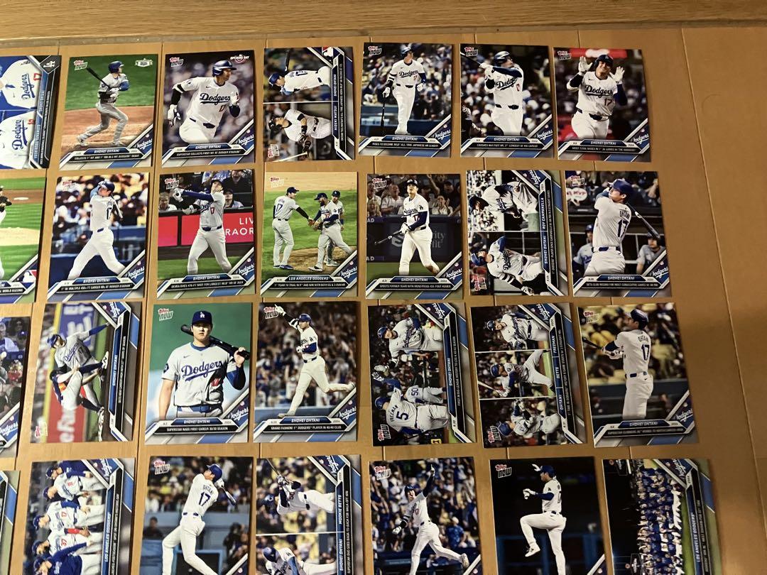 TOPPS NOW 2024 大谷選手54枚セット　セミコンプリート　ドジャース