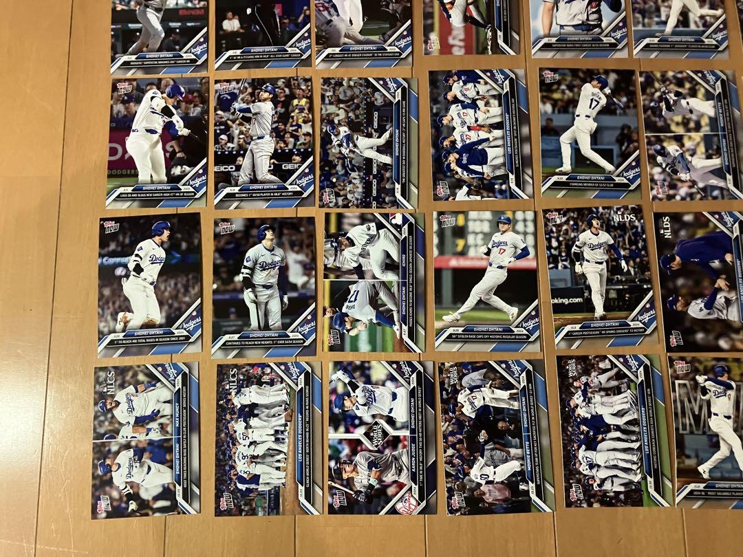 TOPPS NOW 2024 大谷選手54枚セット　セミコンプリート　ドジャース