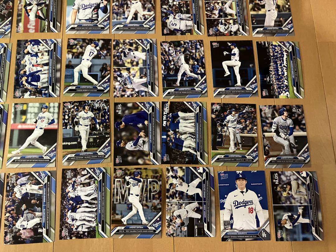 TOPPS NOW 2024 大谷選手54枚セット　セミコンプリート　ドジャース