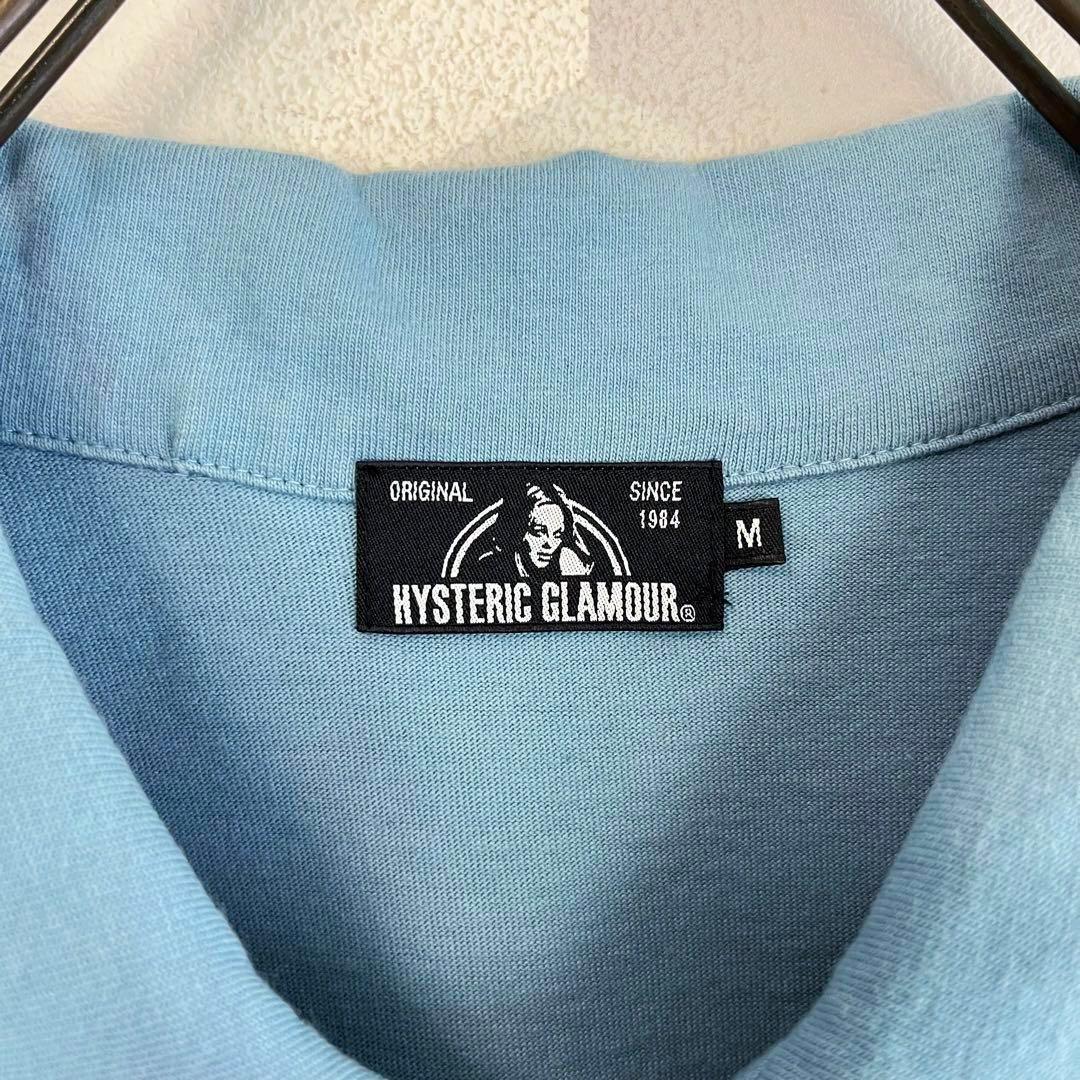 ヒステリックグラマー】ヒスガール Tシャツ生地 ポロシャツ 半袖 ヒステリックグラマー】ヒスガール Tシャツ生地 ポロシャツ 半袖