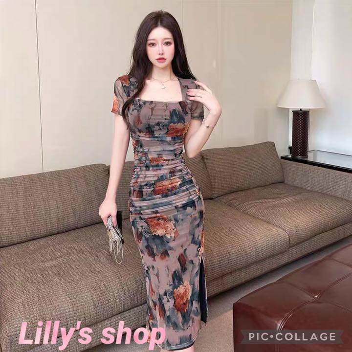 かわいい~!」 春夏コーデ❤️ロングワンピース レディース 花柄 パーティー セクシー ドレス ロングワンピース - getvolt.dk かわいい~!」 春夏コーデ❤️ロングワンピース レディース 花柄 パーティー セクシー ドレス ロングワンピース - getvolt.dk