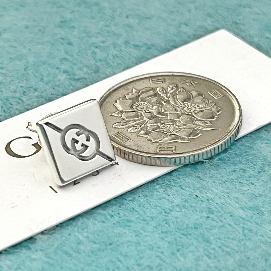 美品‼️GUCCI ダイアゴナルピアス　シルバー925 片耳‼️ 美品‼️GUCCI ダイアゴナルピアス 片耳‼️ - メルカリ