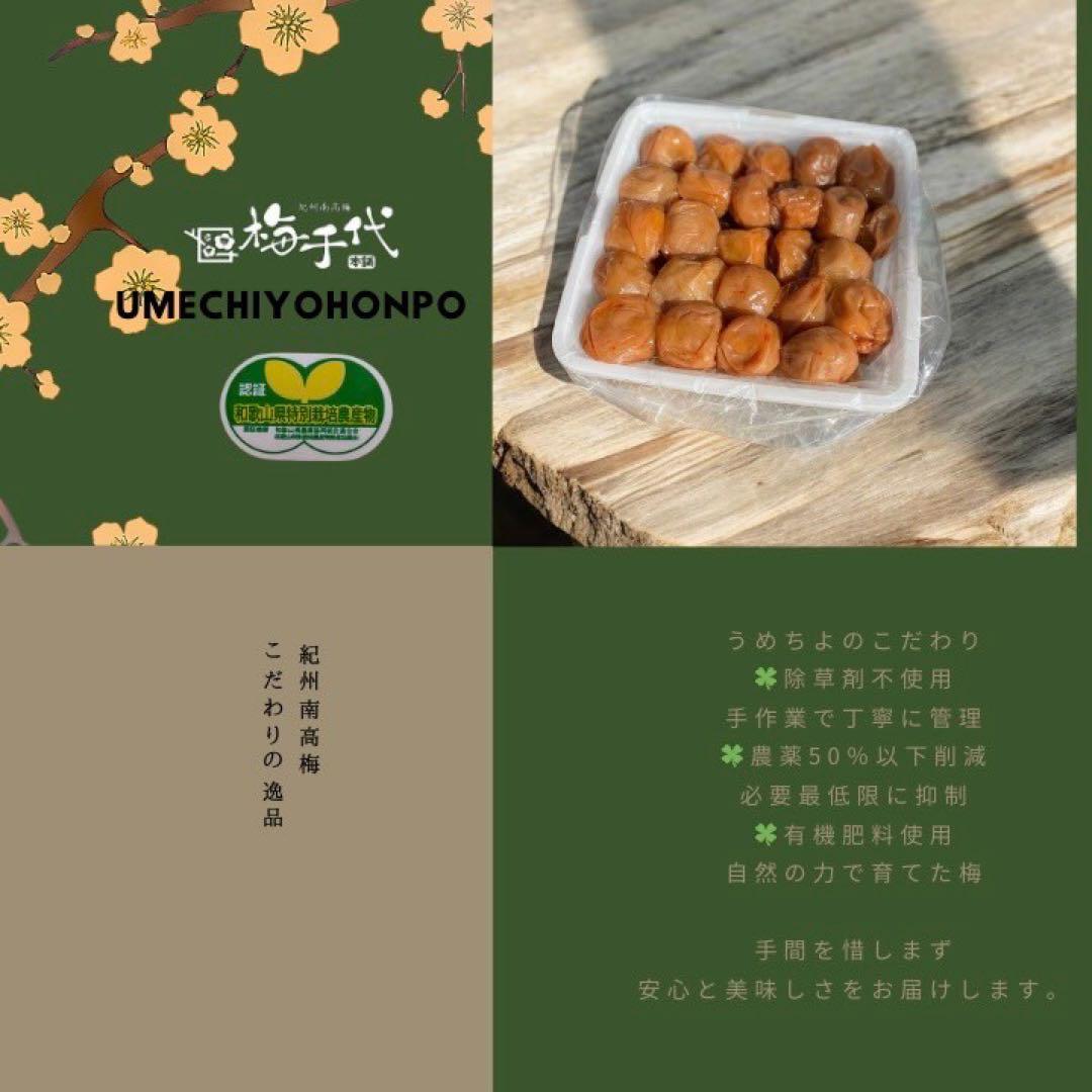 【訳あり】はちみつ梅干し1kg×2和歌山県産紀州南高梅
