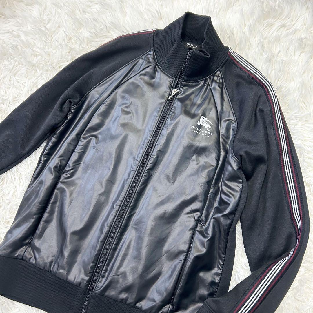 BURBERRY BLACKLABEL ナイロンジャンパー　　黒　Ｌ
