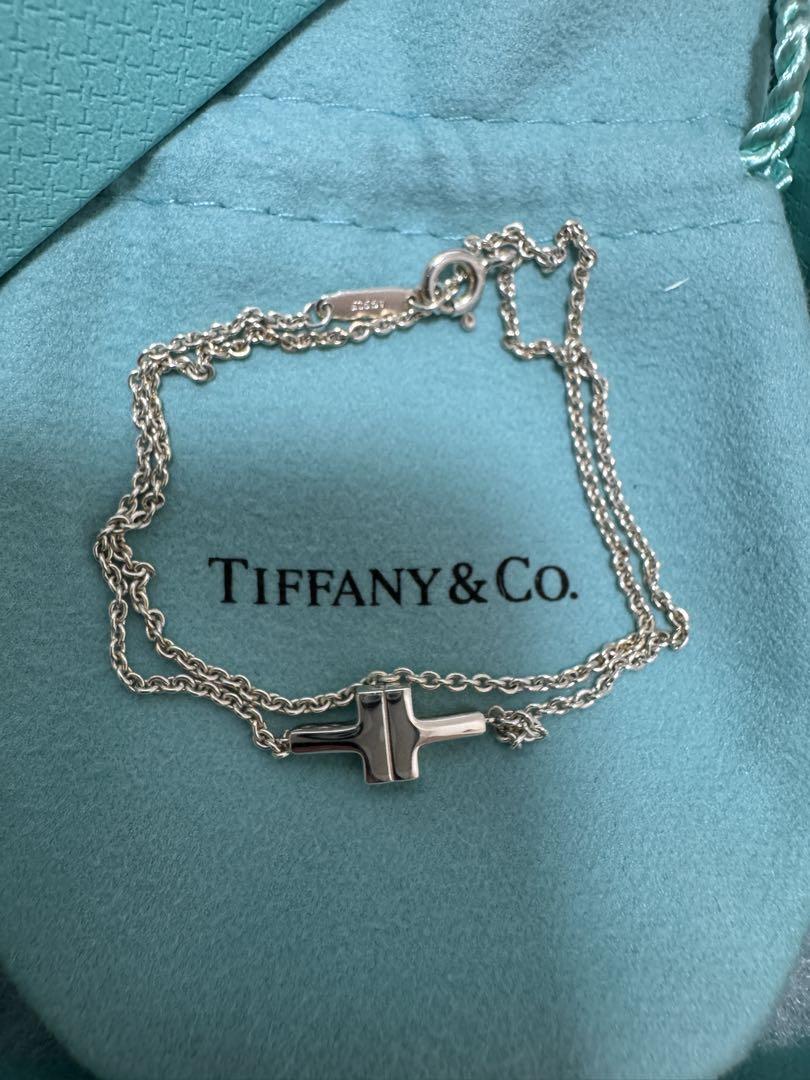 【美品】　希少　Tiffany & Co. TWO ダブルチェーンブレスレット