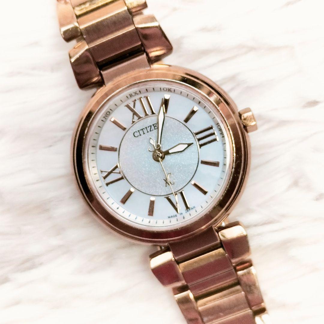 ★稼動品★ クロスシー xC シチズン CITIZEN 電波ソーラー ゴールド
