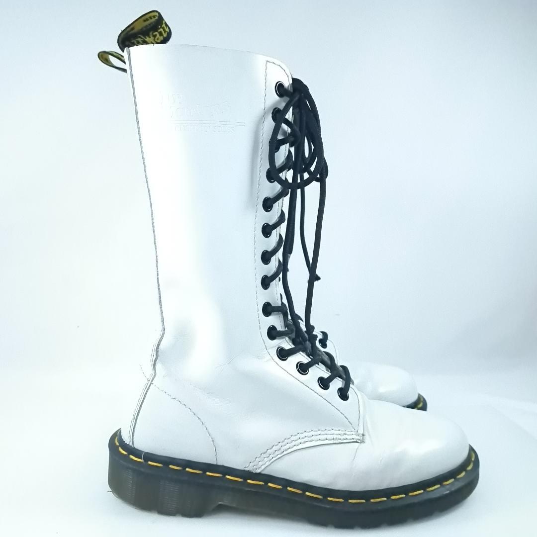 Dr.Martens 1914 14ホールブーツ UK5 ホワイト レースアップ