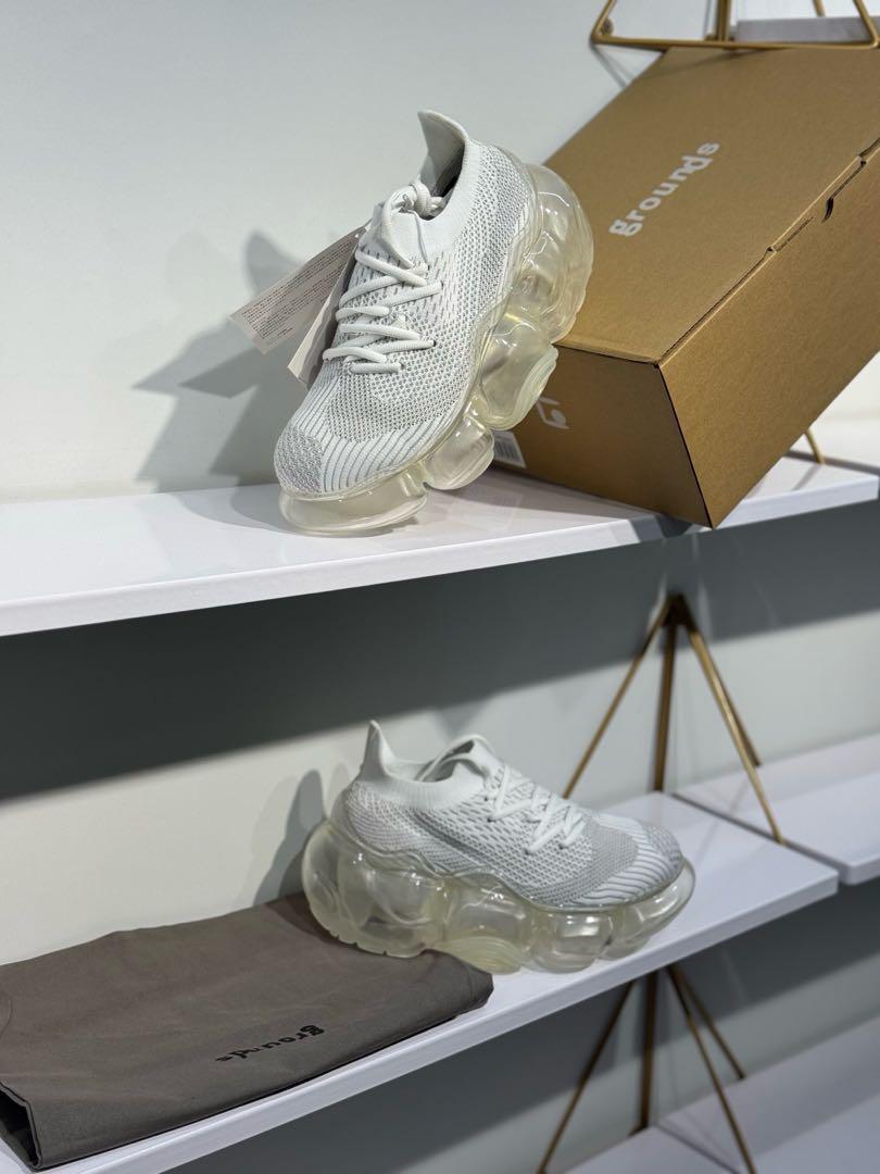 (*)様 grounds グラウンズ スニーカー レディース grounds スニーカー / グラウンズ/OYSTER TWIST WHT レディース
