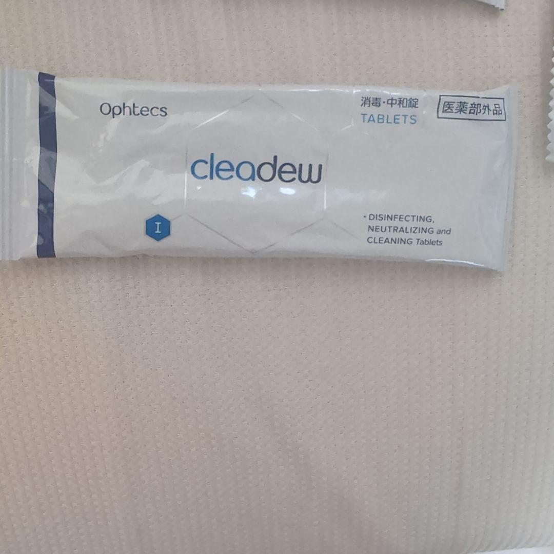 Ophtecs cleadew タンパク除去剤タブレット10袋