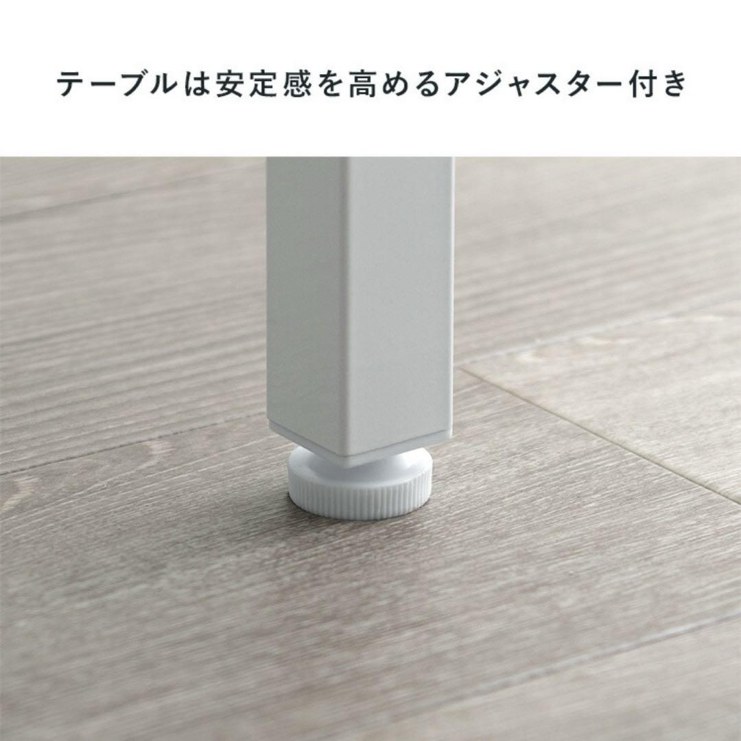 【セール中❣️】ダイニングテーブル3点セット 2人用 ガラス　ホワイト 北欧