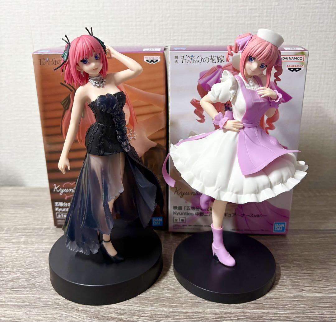 五等分の花嫁 中野二乃 フィギュア 2点 Kyunties ナース ver