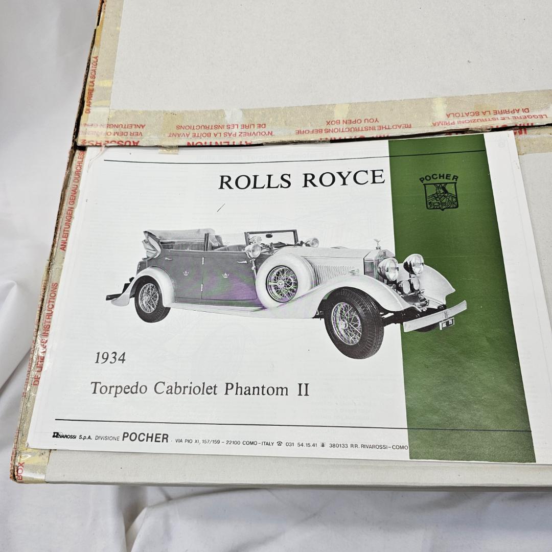 【超希少】POCHERロールス・ロイス トルペードカブリオレ 1934年
