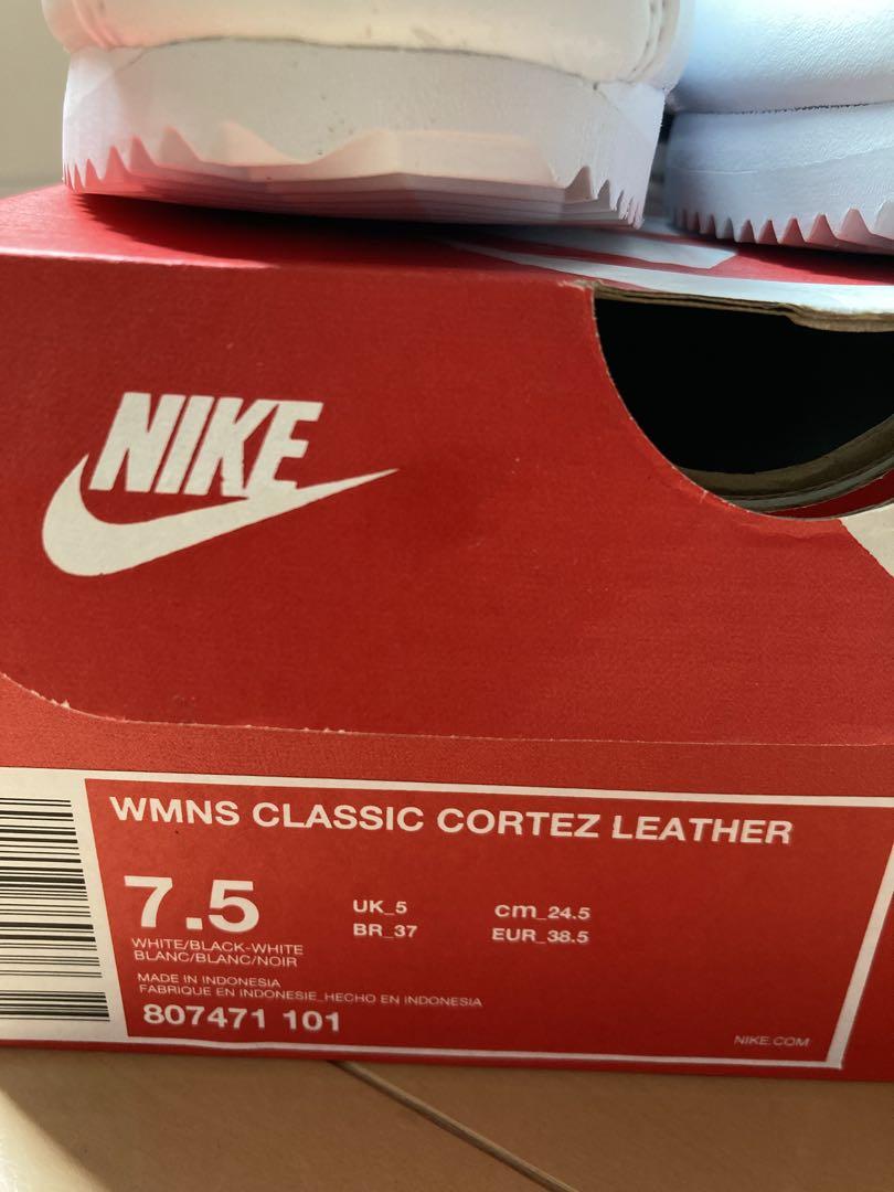 新品NIKE WMNS CLASSIC CORTEZ LEATHER 24.5
