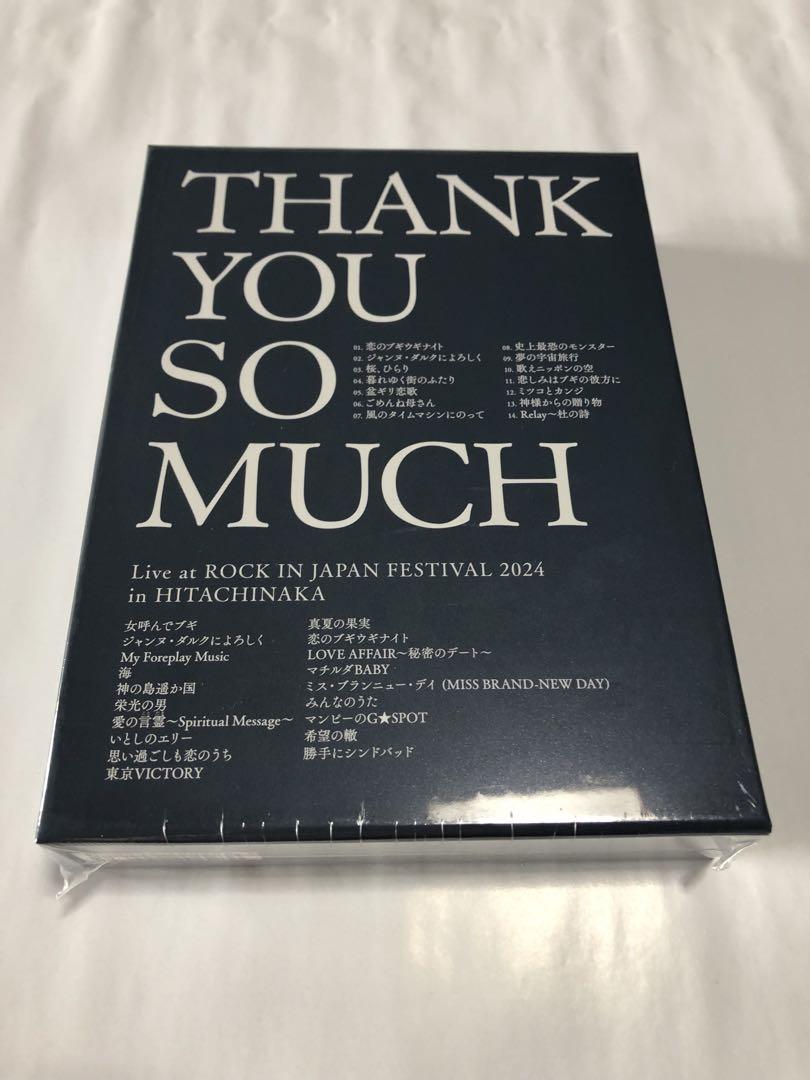 サザンオールスターズ。THANK YOU SO MUCH。