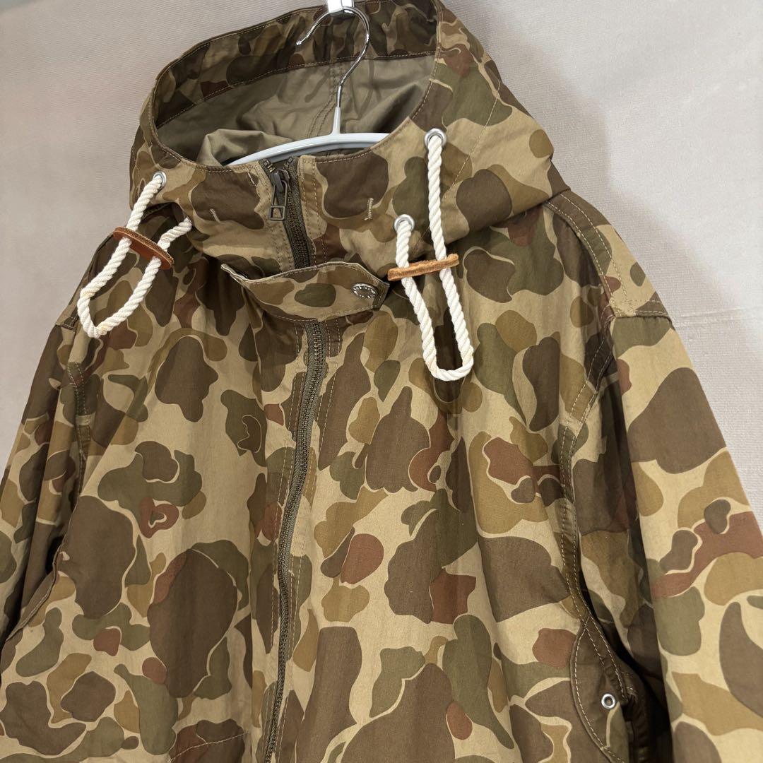 美品 FOB FACTORY カモフラ コットン マウンテンパーカー L