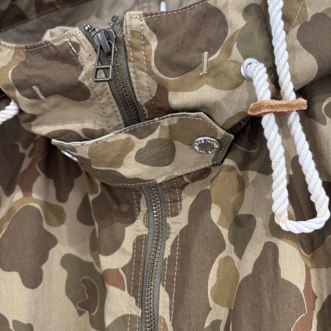 美品 FOB FACTORY カモフラ コットン マウンテンパーカー L