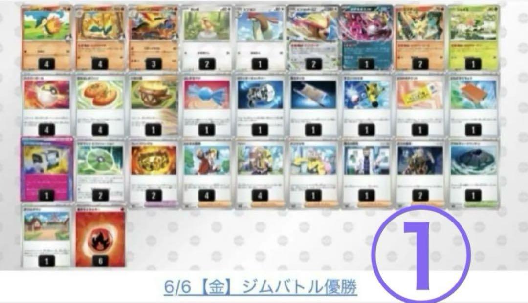 【6/6ジムバトル優勝構築‼️】ヒビキのバクフーンデッキ 構築済みデッキ 6/6ジムバトル優勝構築‼️】ヒビキのバクフーンデッキ 構築済み