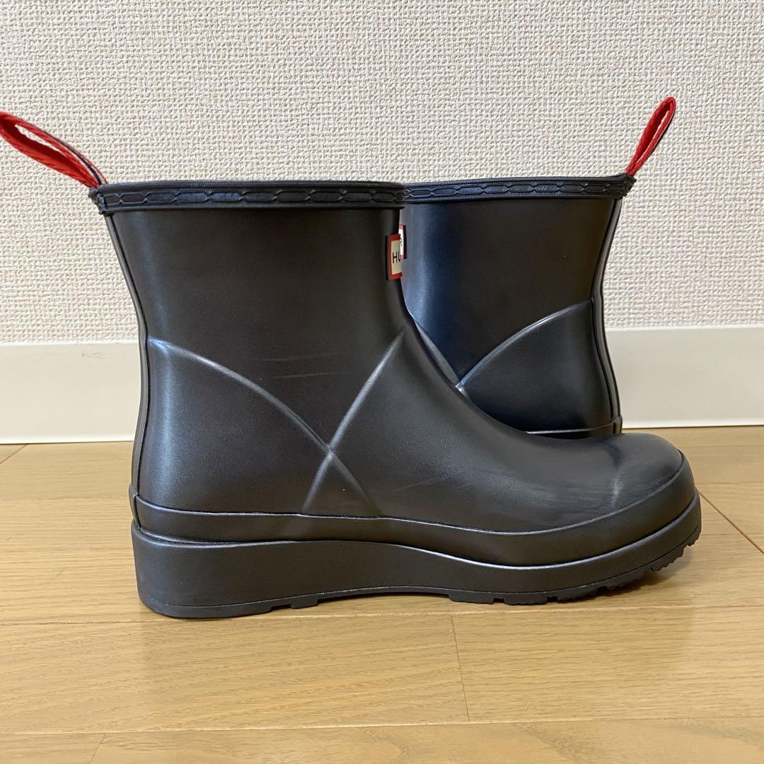美品✨24cm ハンター オリジナル プレイ レインブーツ 雨靴 ショートブーツ