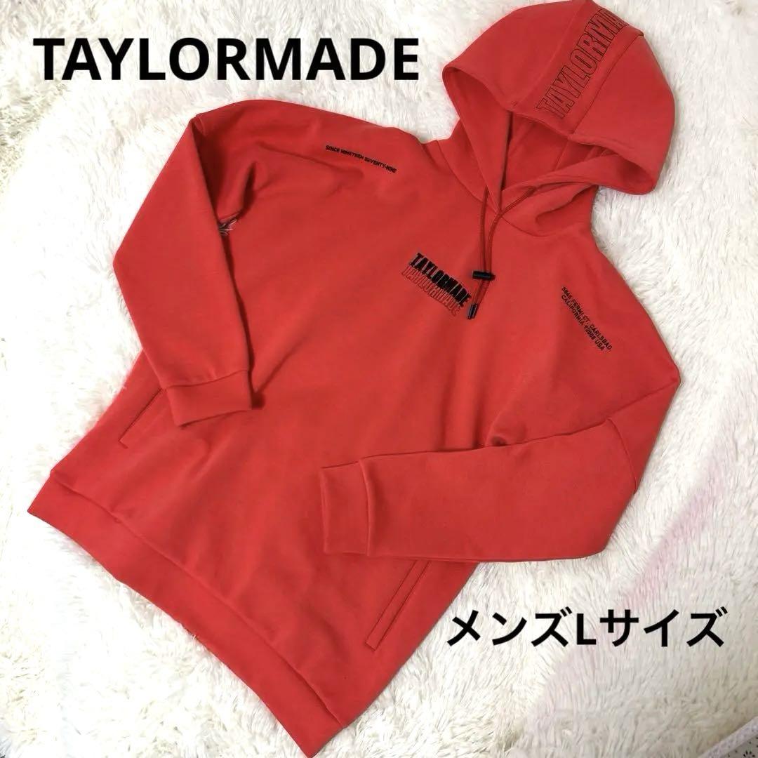 テーラーメイド　ダイアゴナルロゴ フーディ レッド TaylorMade（テーラーメイド）の「ダイアゴナルロゴ フーディ
